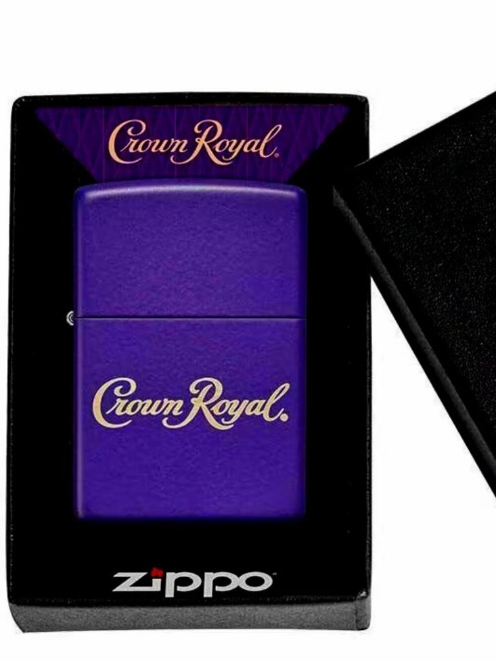 Sharp Collectable Crown Royal Purple Zippo Lighter